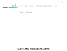 Tablet Screenshot of clevelandbricks.com